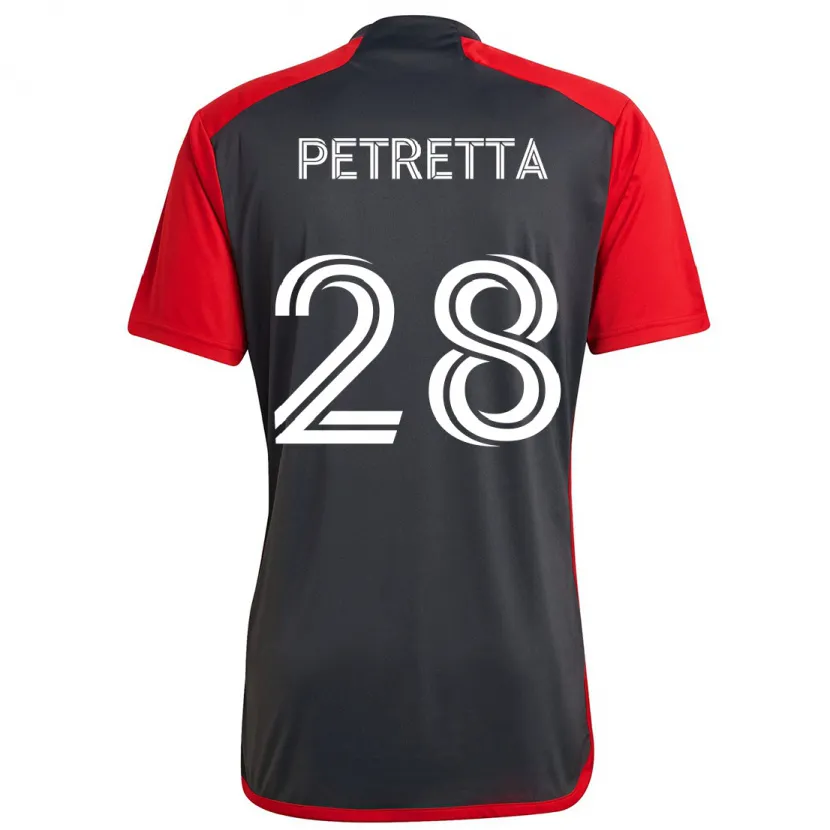 Danxen Kid Raoul Petretta #28 Grayn Red Home Jersey 2024/25 T-Shirt