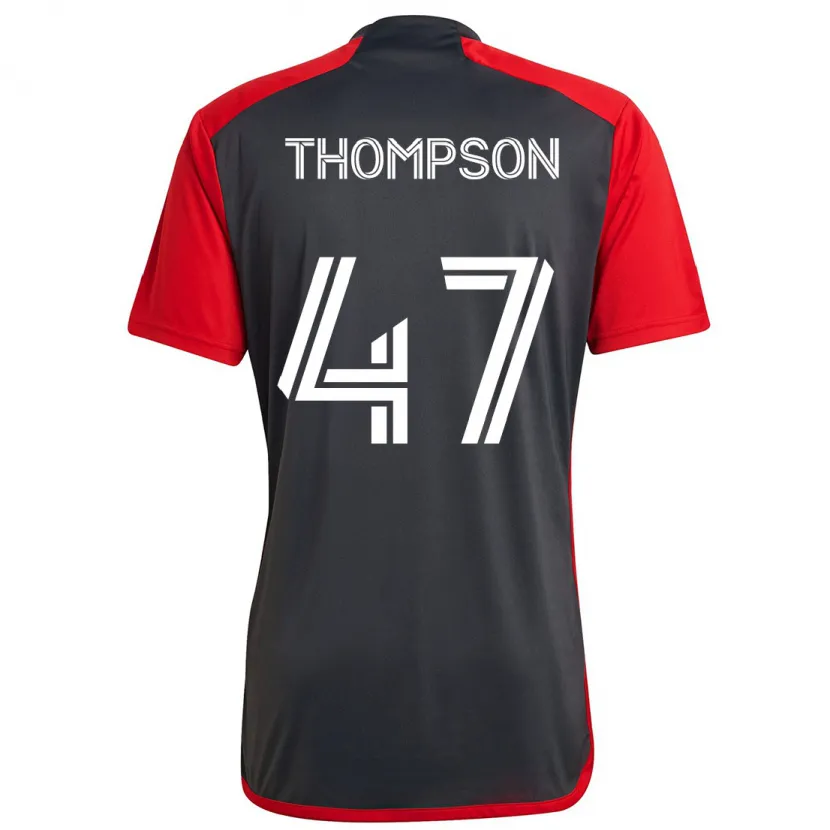 Danxen Kid Kosi Thompson #47 Grayn Red Home Jersey 2024/25 T-Shirt