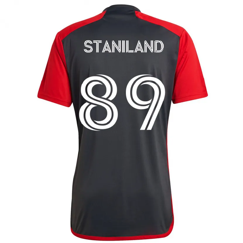 Danxen Kid Charlie Staniland #89 Grayn Red Home Jersey 2024/25 T-Shirt