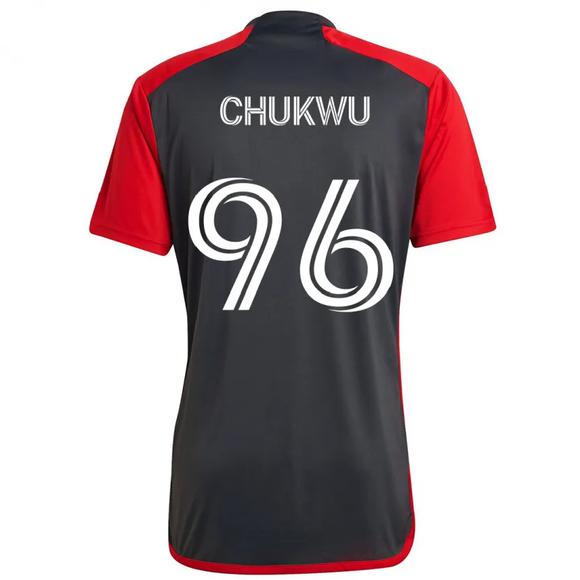 Danxen Kid Richard Chukwu #96 Grayn Red Home Jersey 2024/25 T-Shirt