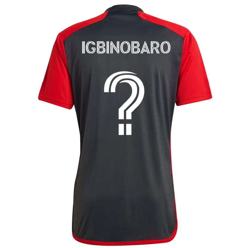 Danxen Kid Philip Igbinobaro #0 Grayn Red Home Jersey 2024/25 T-Shirt