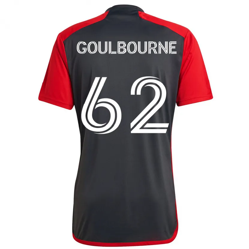 Danxen Kid Rohan Goulbourne #62 Grayn Red Home Jersey 2024/25 T-Shirt