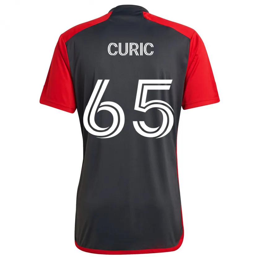 Danxen Kid Antony Curic #65 Grayn Red Home Jersey 2024/25 T-Shirt