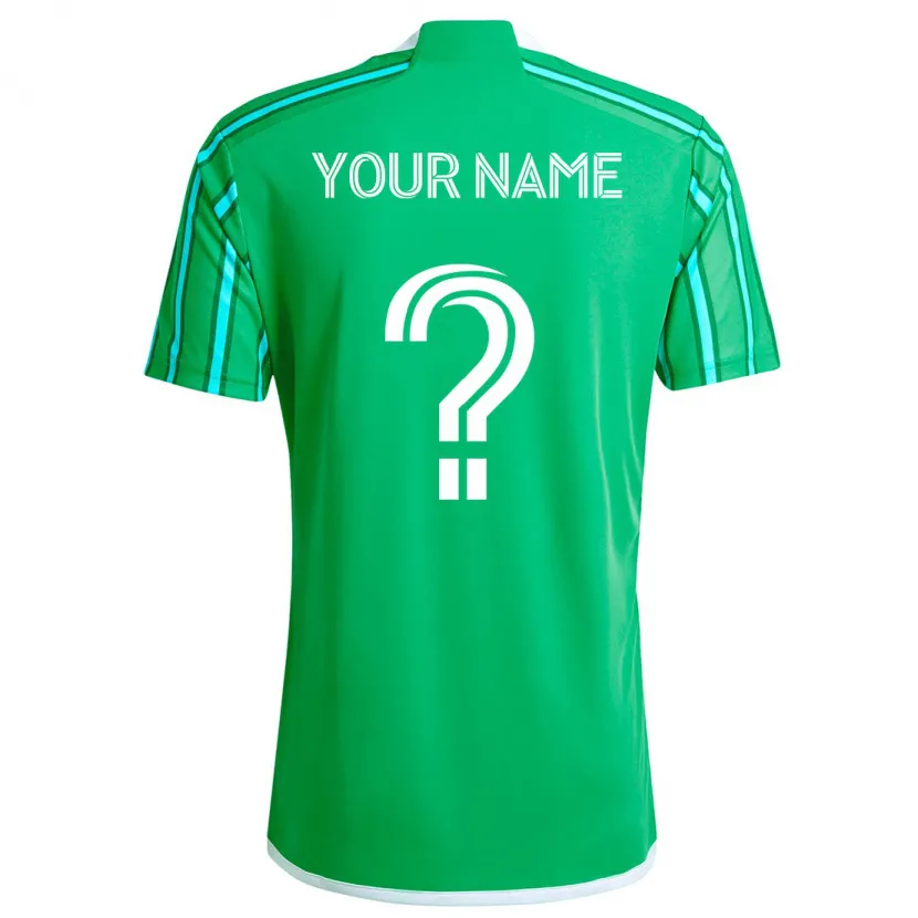 Danxen Kid Your Name #0 Green White Home Jersey 2024/25 T-Shirt