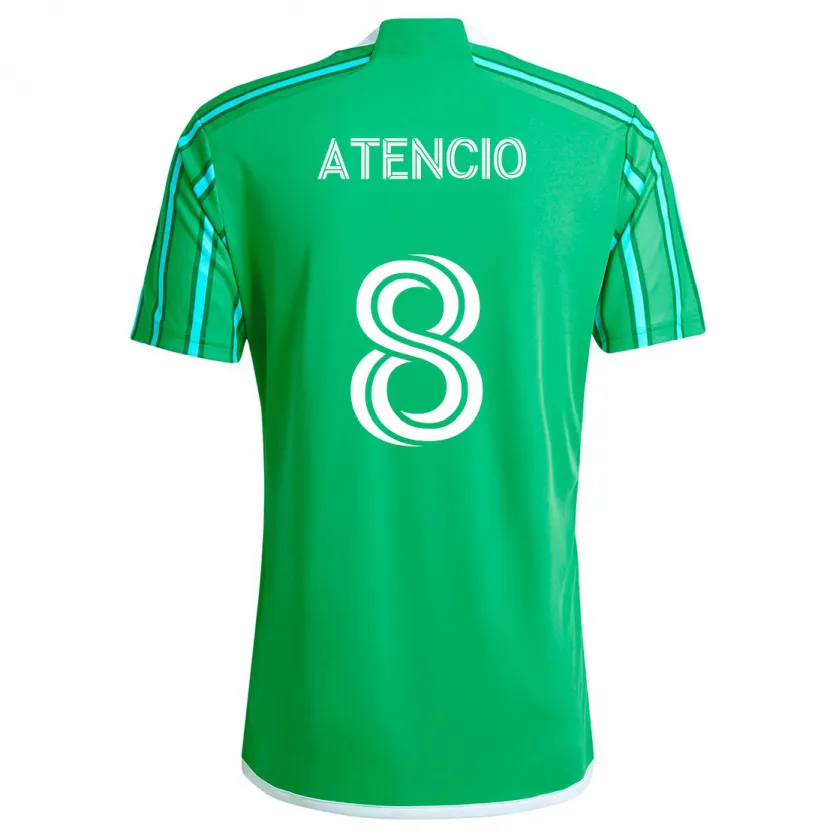 Danxen Kid Josh Atencio #8 Green White Home Jersey 2024/25 T-Shirt