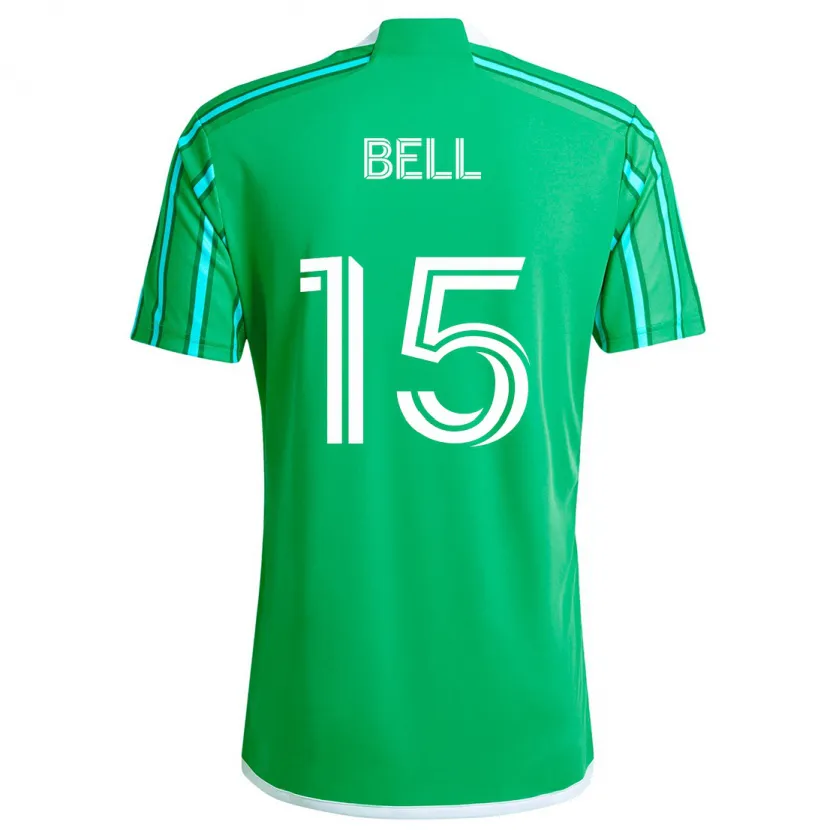 Danxen Kid Jon Bell #15 Green White Home Jersey 2024/25 T-Shirt