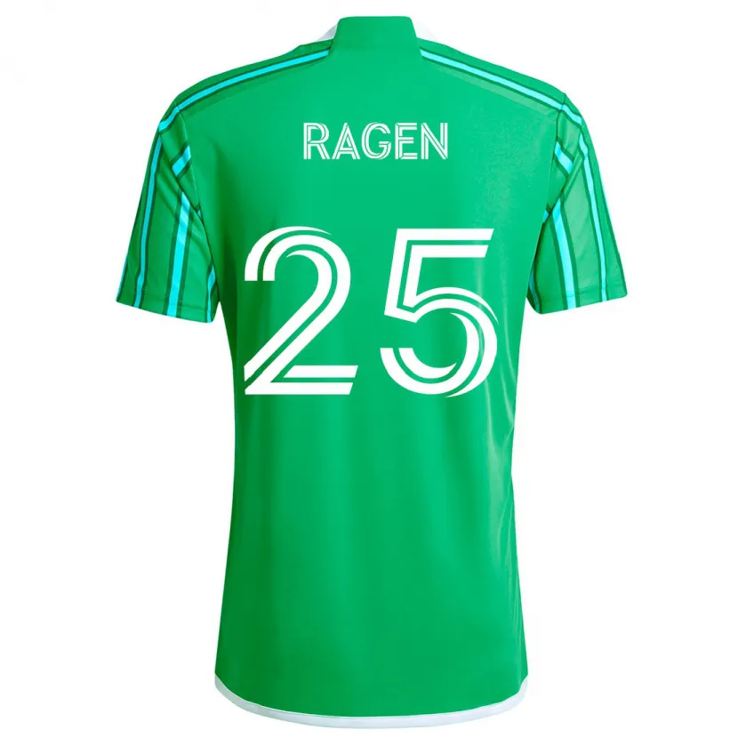 Danxen Kid Jackson Ragen #25 Green White Home Jersey 2024/25 T-Shirt