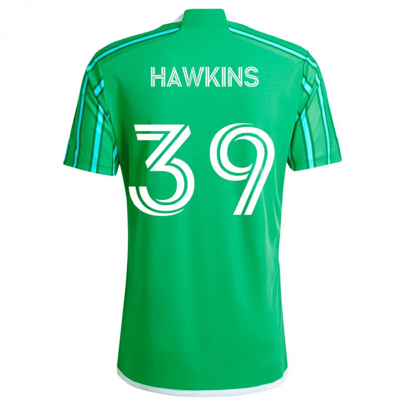 Danxen Kid Stuart Hawkins #39 Green White Home Jersey 2024/25 T-Shirt