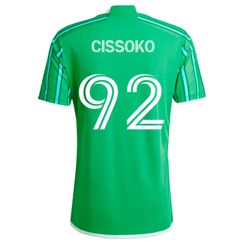 Danxen Kid Abdoulaye Cissoko #92 Green White Home Jersey 2024/25 T-Shirt