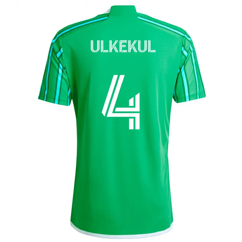 Danxen Kid Jodi Ulkekul #4 Green White Home Jersey 2024/25 T-Shirt