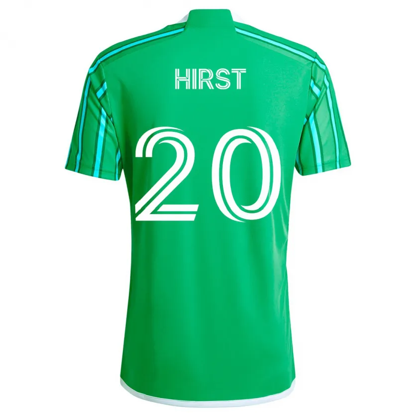 Danxen Kid Sophie Hirst #20 Green White Home Jersey 2024/25 T-Shirt