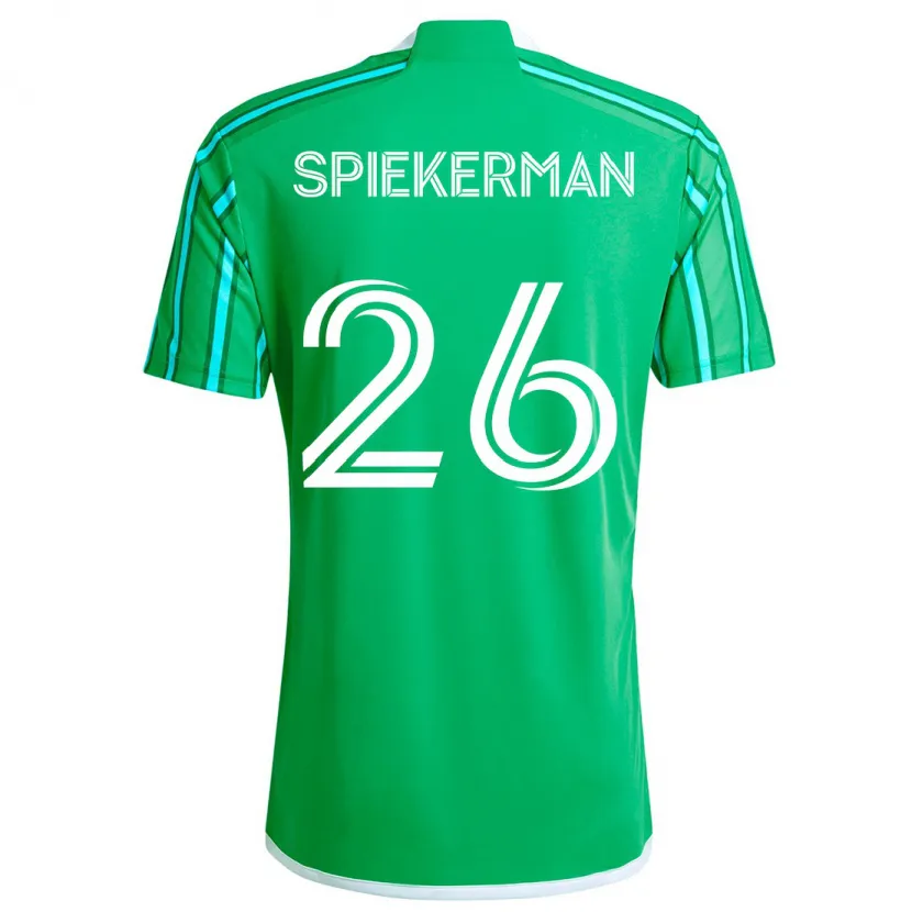 Danxen Kid Stephanie Spiekerman #26 Green White Home Jersey 2024/25 T-Shirt