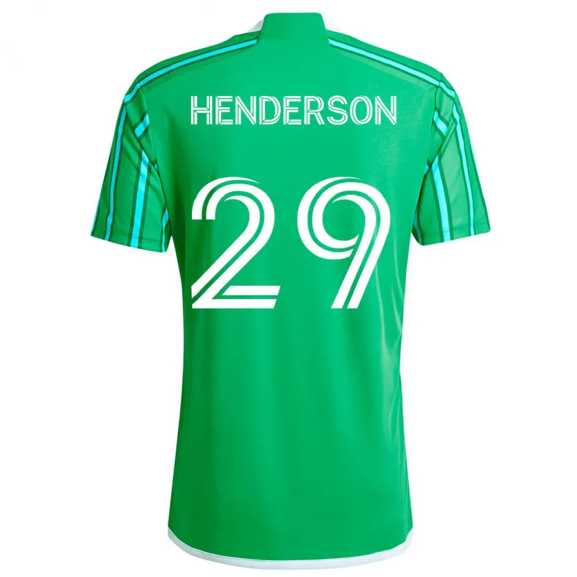 Danxen Kid Anna Henderson #29 Green White Home Jersey 2024/25 T-Shirt