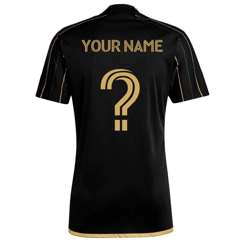 Danxen Kid Your Name #0 Black Gold Home Jersey 2024/25 T-Shirt