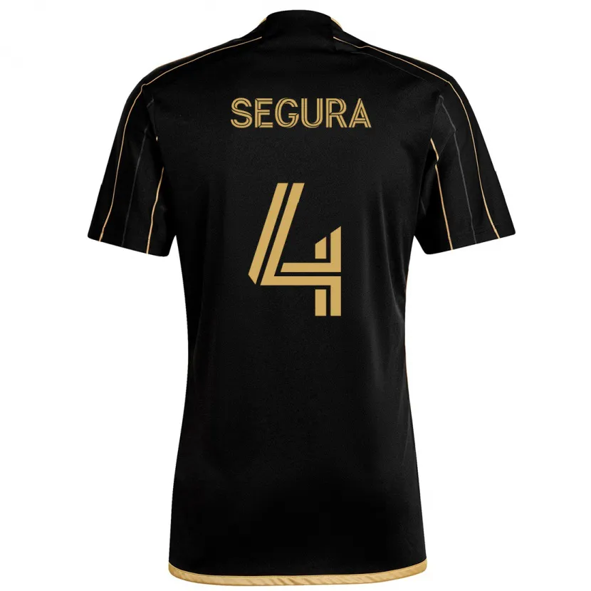 Danxen Kid Eddie Segura #4 Black Gold Home Jersey 2024/25 T-Shirt