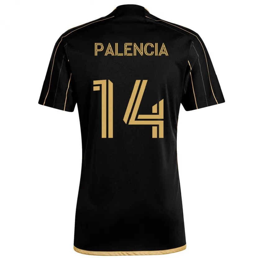 Danxen Kid Sergi Palencia #14 Black Gold Home Jersey 2024/25 T-Shirt