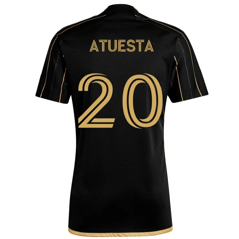 Danxen Kid Eduard Atuesta #20 Black Gold Home Jersey 2024/25 T-Shirt