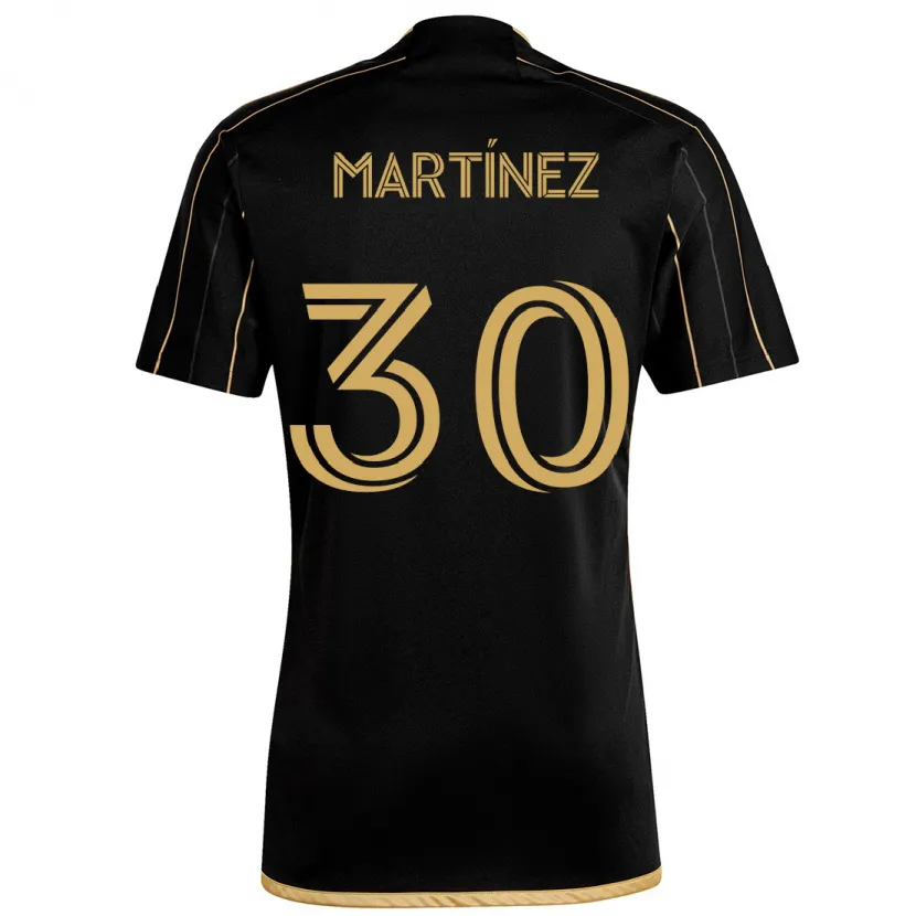 Danxen Kid David Martínez #30 Black Gold Home Jersey 2024/25 T-Shirt