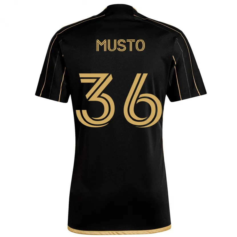 Danxen Kid Tommy Musto #36 Black Gold Home Jersey 2024/25 T-Shirt