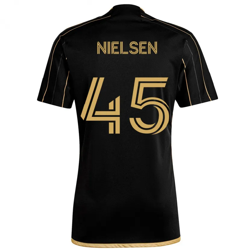 Danxen Kid Kenny Nielsen #45 Black Gold Home Jersey 2024/25 T-Shirt