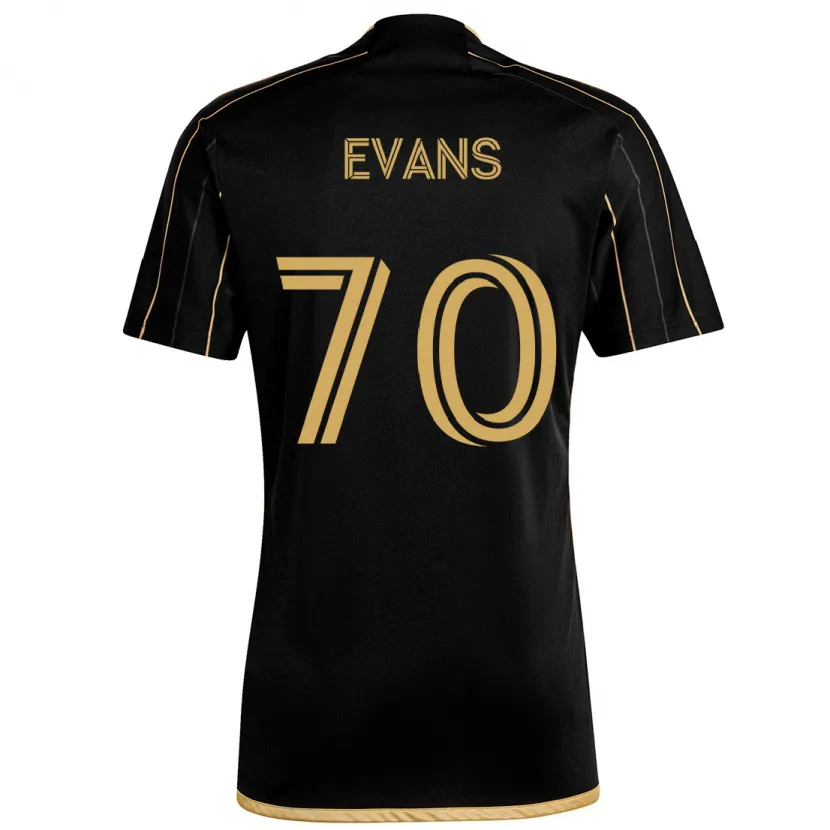 Danxen Kid Matthew Evans #70 Black Gold Home Jersey 2024/25 T-Shirt