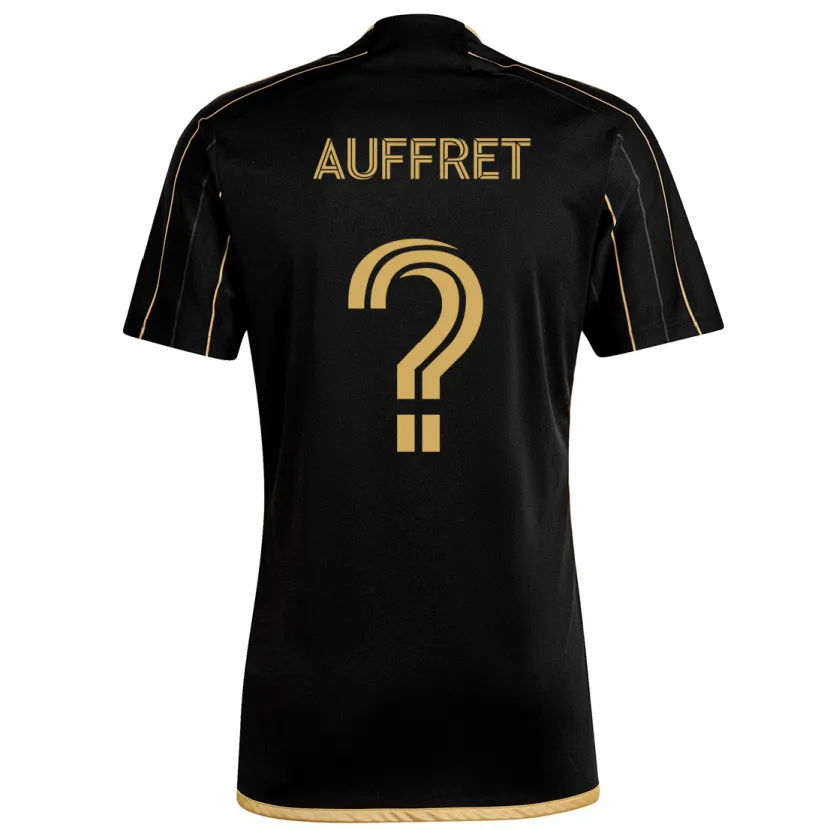 Danxen Kid Dylan Auffret #0 Black Gold Home Jersey 2024/25 T-Shirt