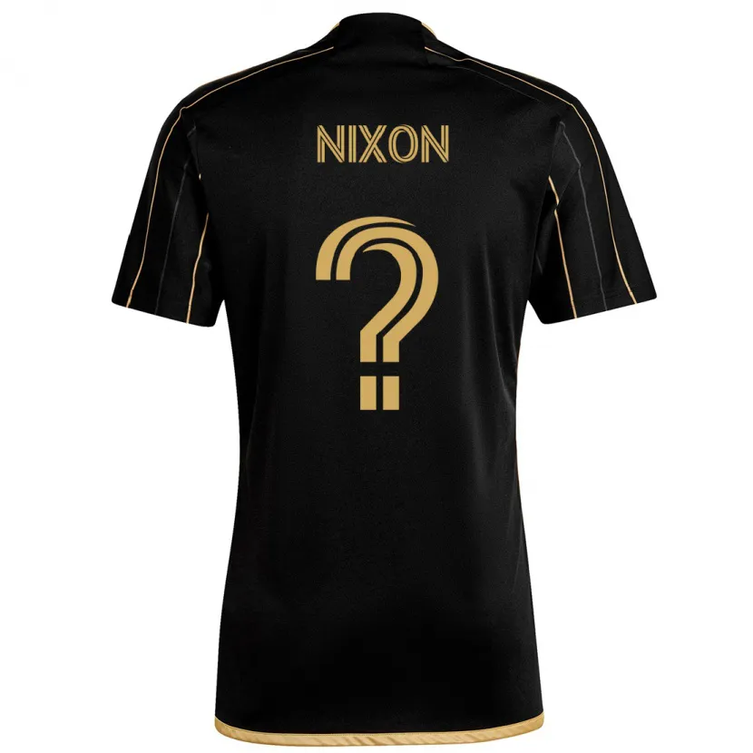 Danxen Kid Shakir Nixon #0 Black Gold Home Jersey 2024/25 T-Shirt