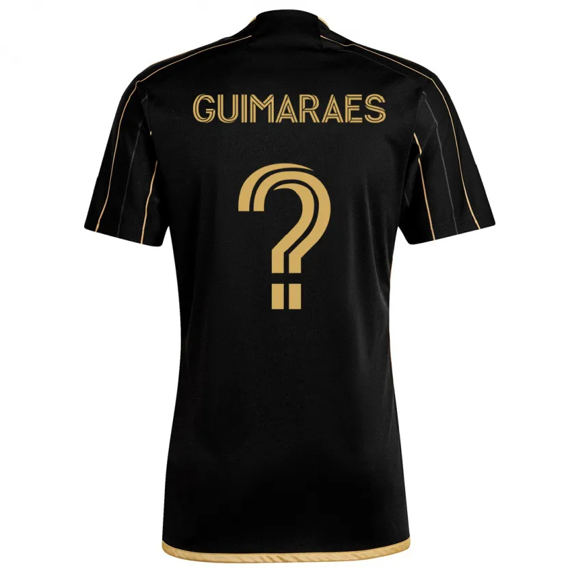 Danxen Kid Pedro Guimaraes #0 Black Gold Home Jersey 2024/25 T-Shirt