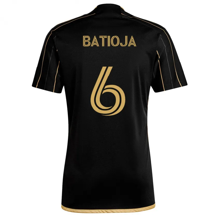 Danxen Kid Jeremy Batioja #6 Black Gold Home Jersey 2024/25 T-Shirt