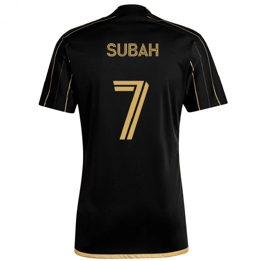 Danxen Kid Yekeson Subah #7 Black Gold Home Jersey 2024/25 T-Shirt