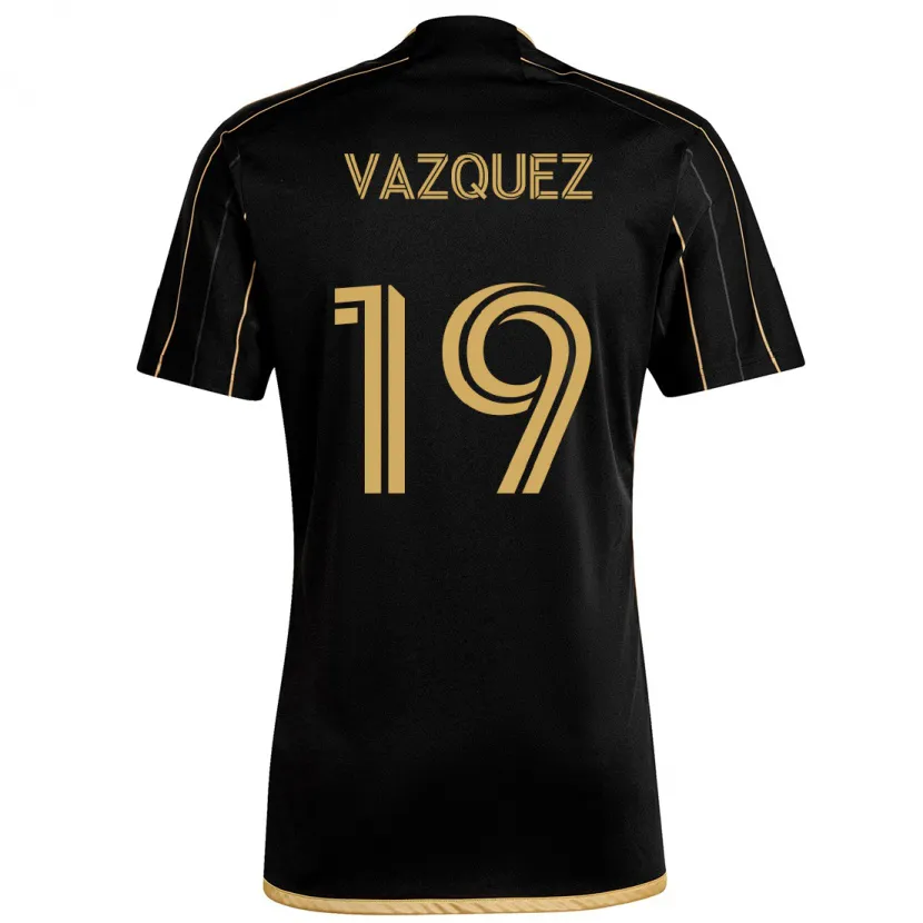 Danxen Kid Favian Vazquez #19 Black Gold Home Jersey 2024/25 T-Shirt