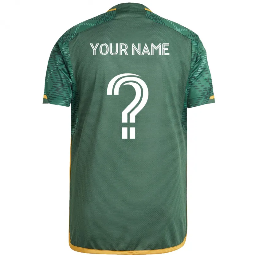 Danxen Kid Your Name #0 Green Orange Home Jersey 2024/25 T-Shirt