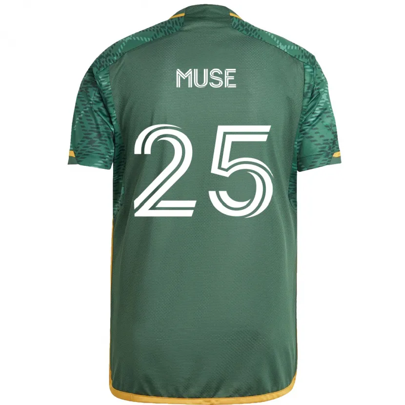 Danxen Kid Trey Muse #25 Green Orange Home Jersey 2024/25 T-Shirt