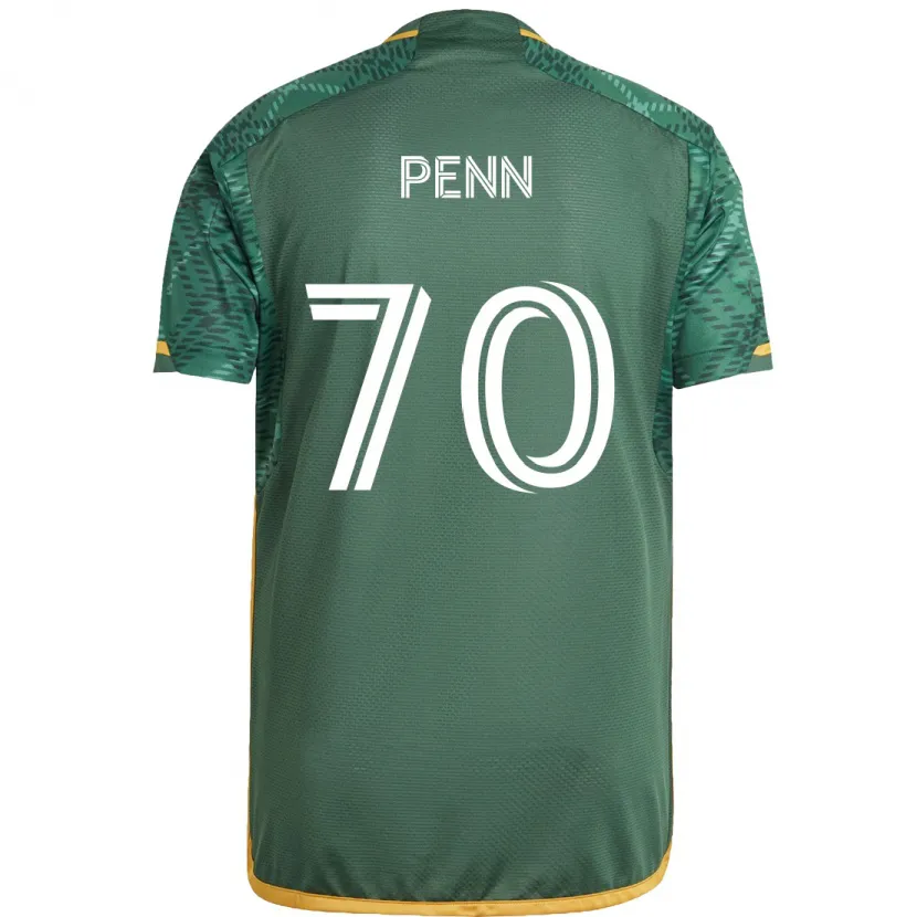 Danxen Kid Josh Penn #70 Green Orange Home Jersey 2024/25 T-Shirt