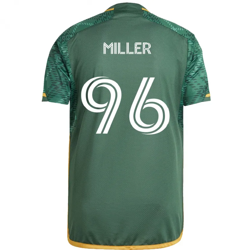 Danxen Kid Carver Miller #96 Green Orange Home Jersey 2024/25 T-Shirt