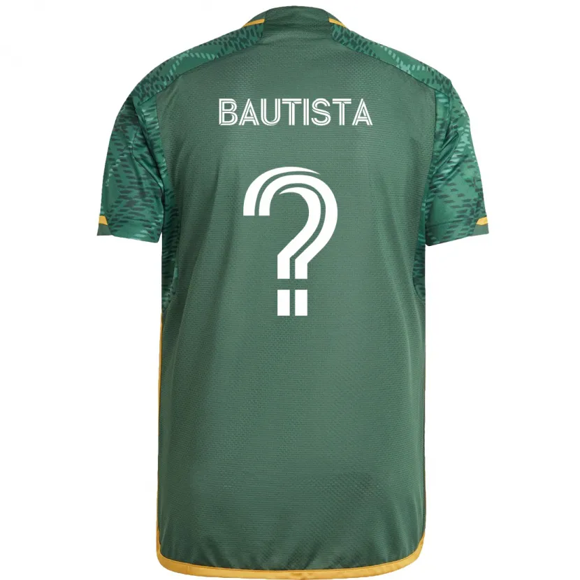 Danxen Kid Ricardo Bautista #0 Green Orange Home Jersey 2024/25 T-Shirt