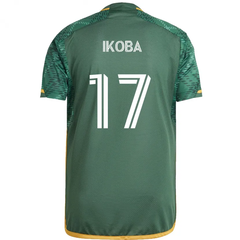 Danxen Kid Tega Ikoba #17 Green Orange Home Jersey 2024/25 T-Shirt