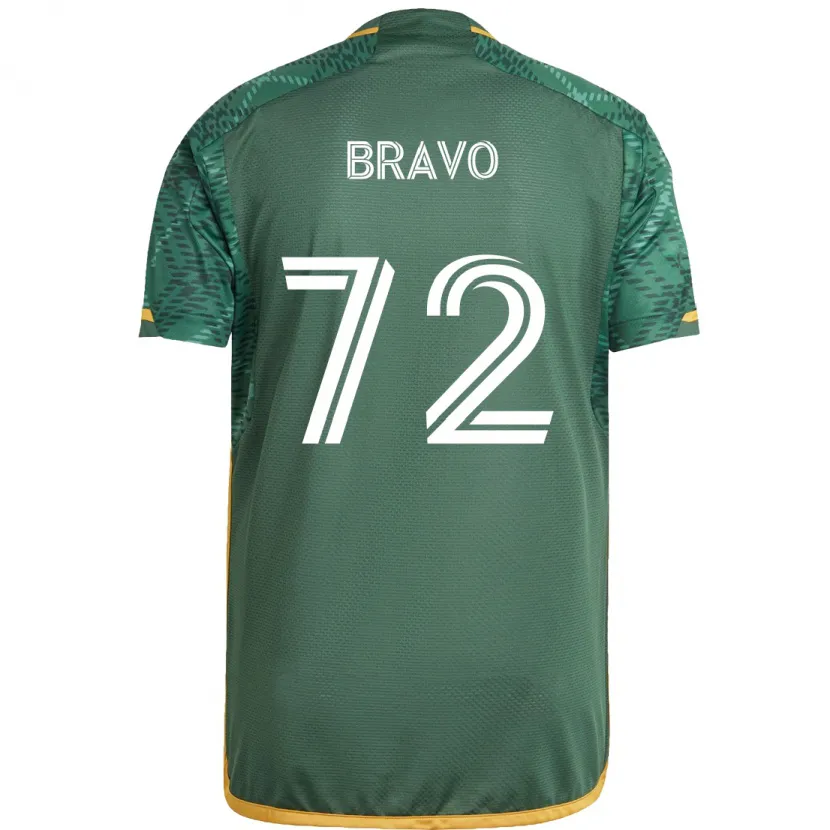 Danxen Kid Julian Bravo #72 Green Orange Home Jersey 2024/25 T-Shirt