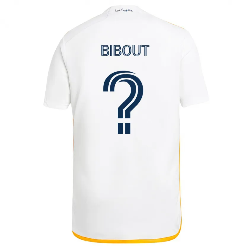 Danxen Kid Aaron Bibout #0 White Yellow Home Jersey 2024/25 T-Shirt