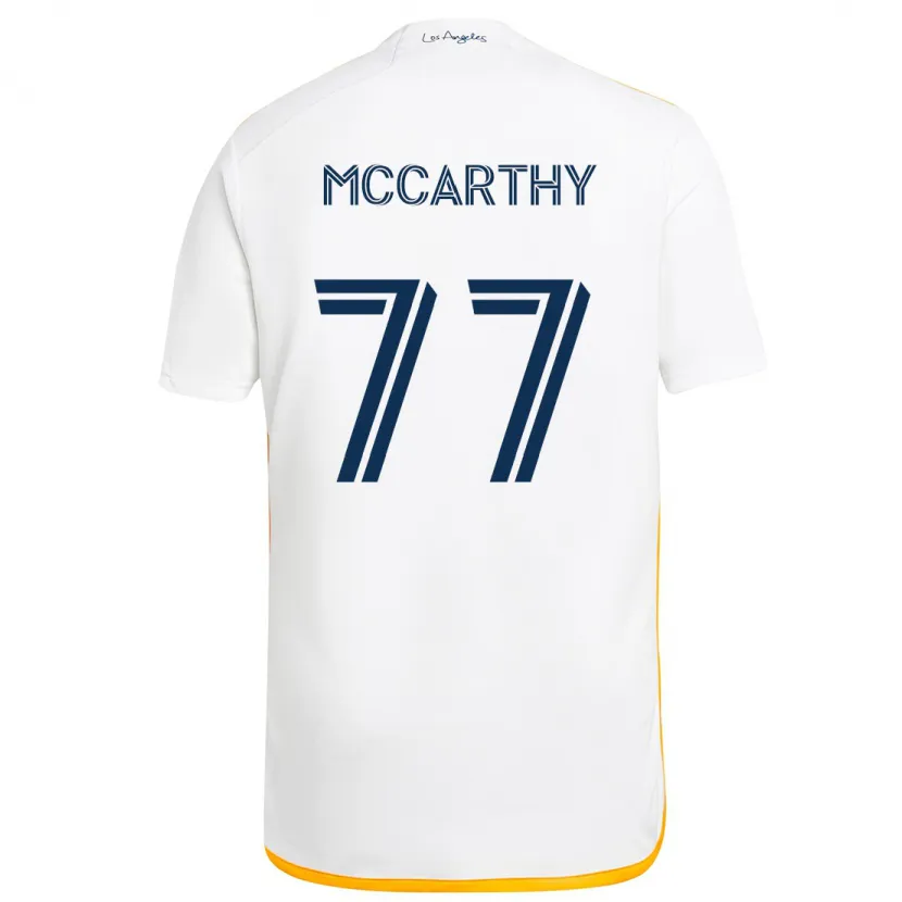 Danxen Kid John Mccarthy #77 White Yellow Home Jersey 2024/25 T-Shirt