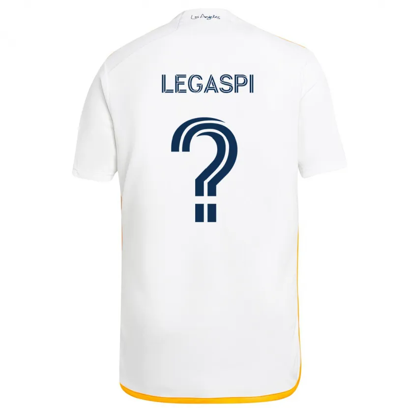 Danxen Kid Allan Legaspi #0 White Yellow Home Jersey 2024/25 T-Shirt