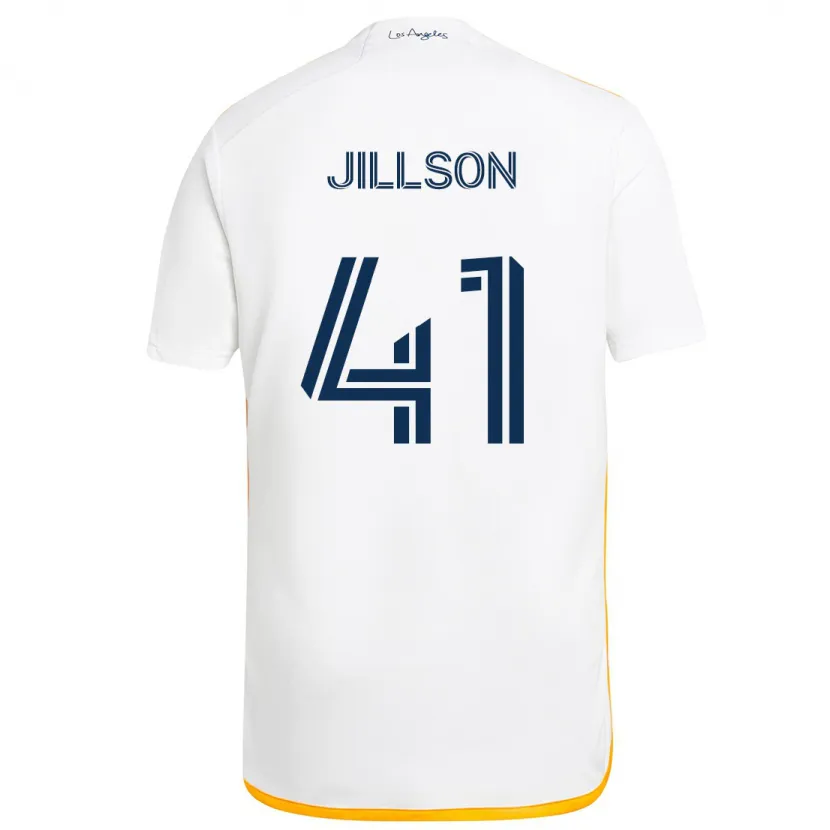 Danxen Kid Simon Jillson #41 White Yellow Home Jersey 2024/25 T-Shirt