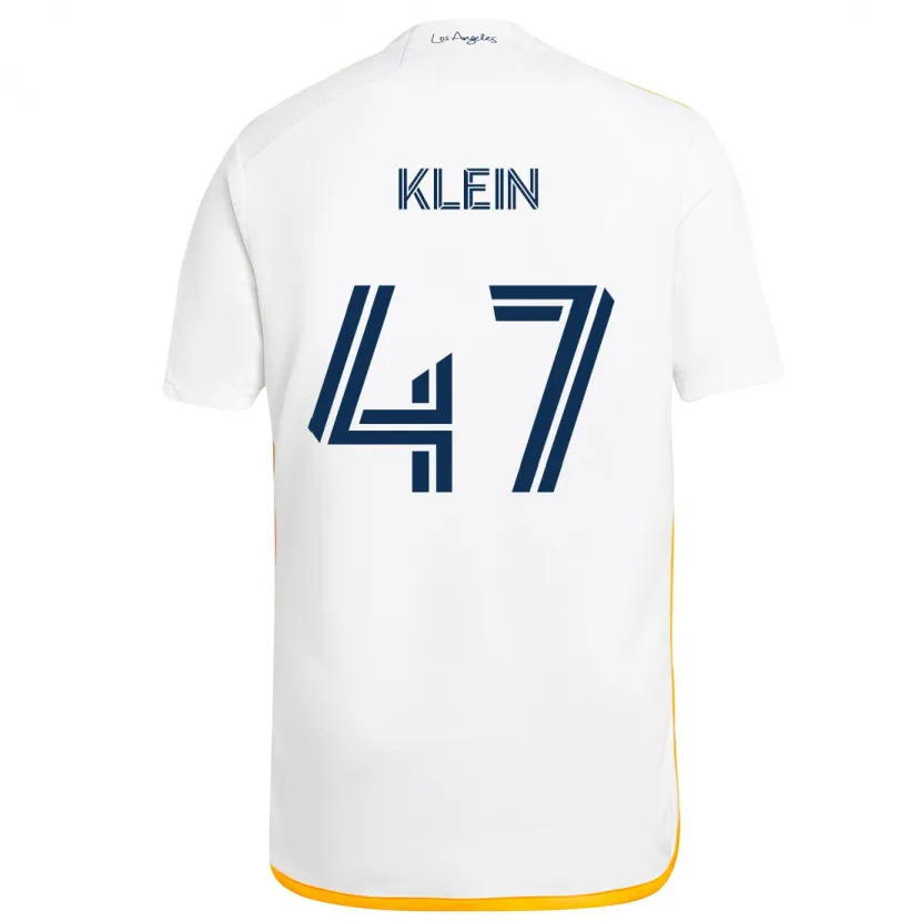 Danxen Kid Carson Klein #47 White Yellow Home Jersey 2024/25 T-Shirt