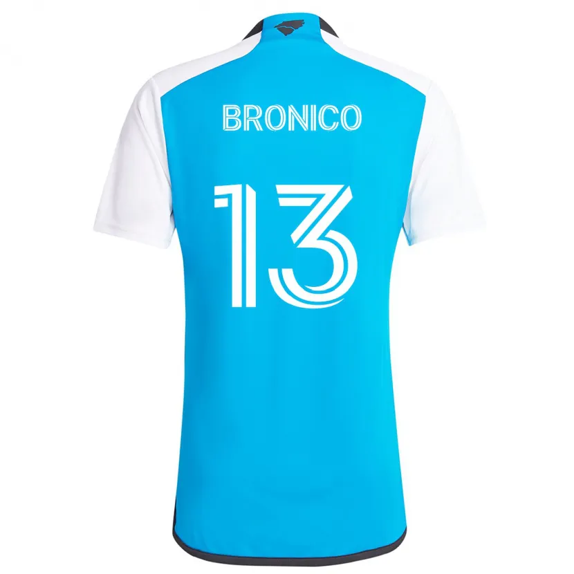 Danxen Kid Brandt Bronico #13 Blue White Home Jersey 2024/25 T-Shirt