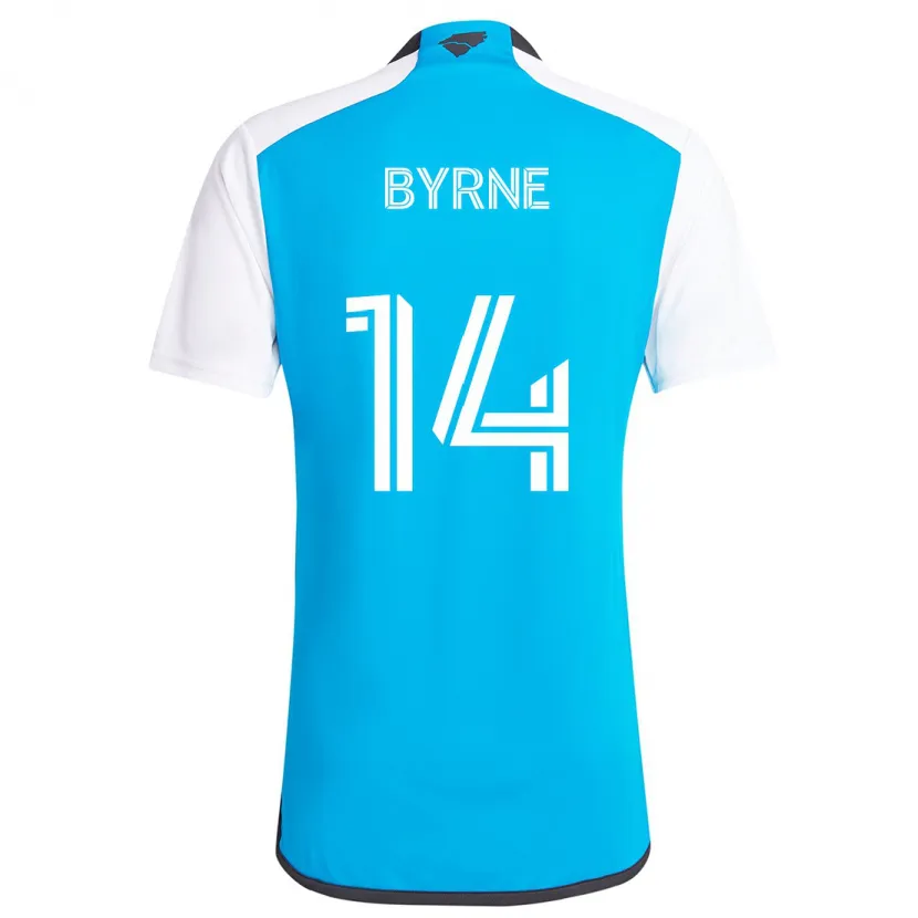 Danxen Kid Nathan Byrne #14 Blue White Home Jersey 2024/25 T-Shirt