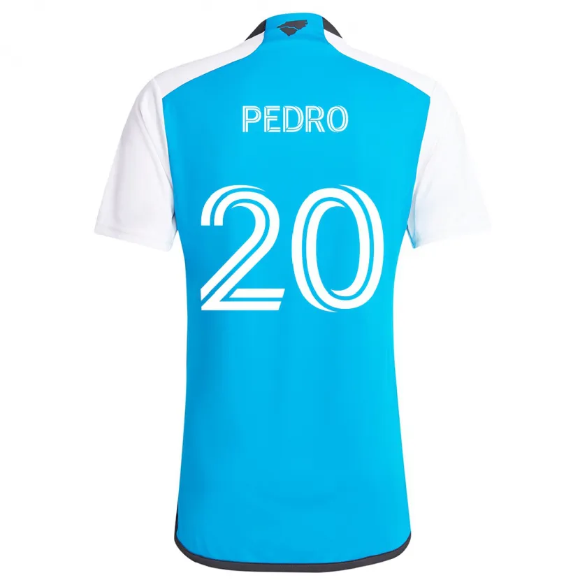 Danxen Kid João Pedro #20 Blue White Home Jersey 2024/25 T-Shirt