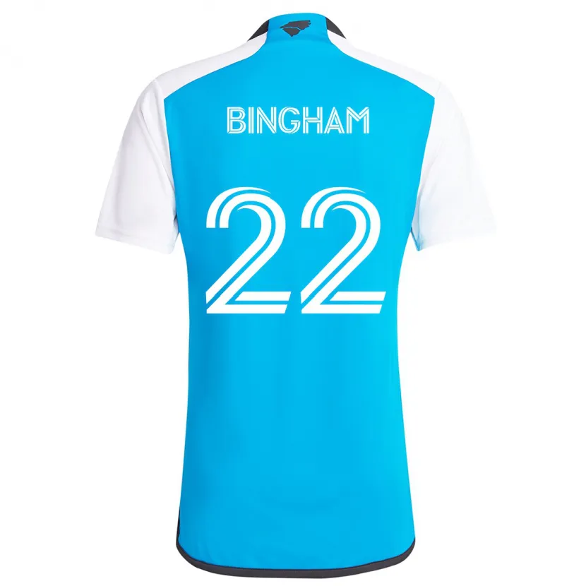 Danxen Kid David Bingham #22 Blue White Home Jersey 2024/25 T-Shirt