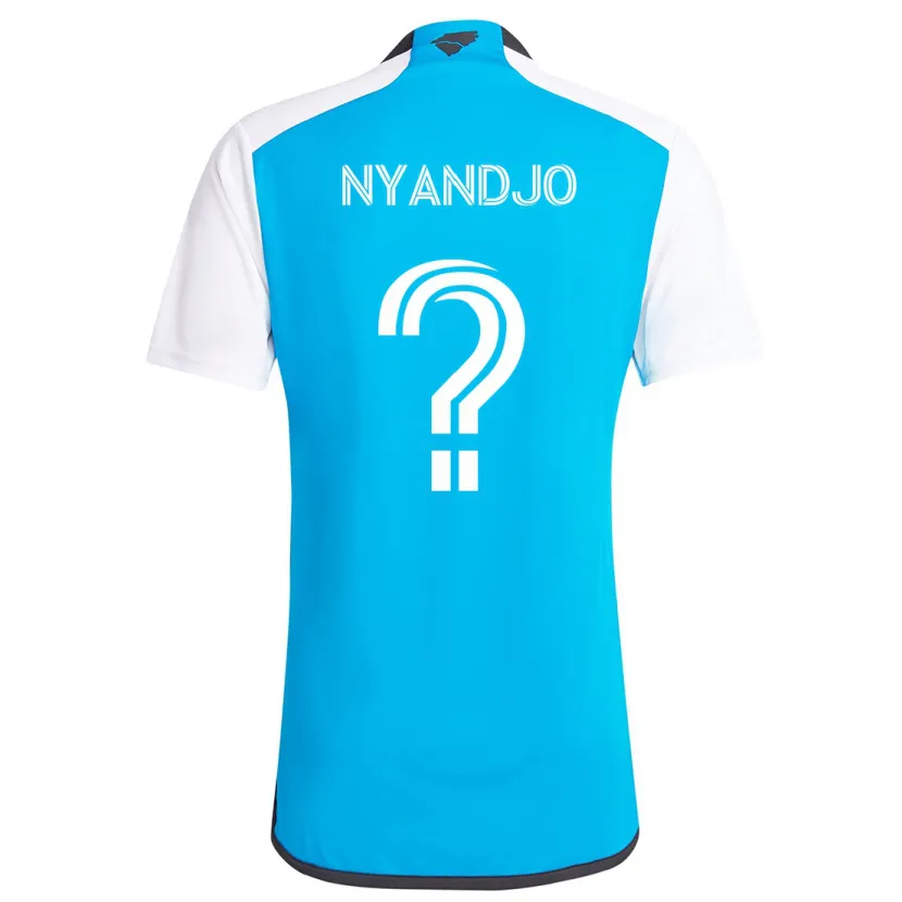 Danxen Kid James Nyandjo #0 Blue White Home Jersey 2024/25 T-Shirt