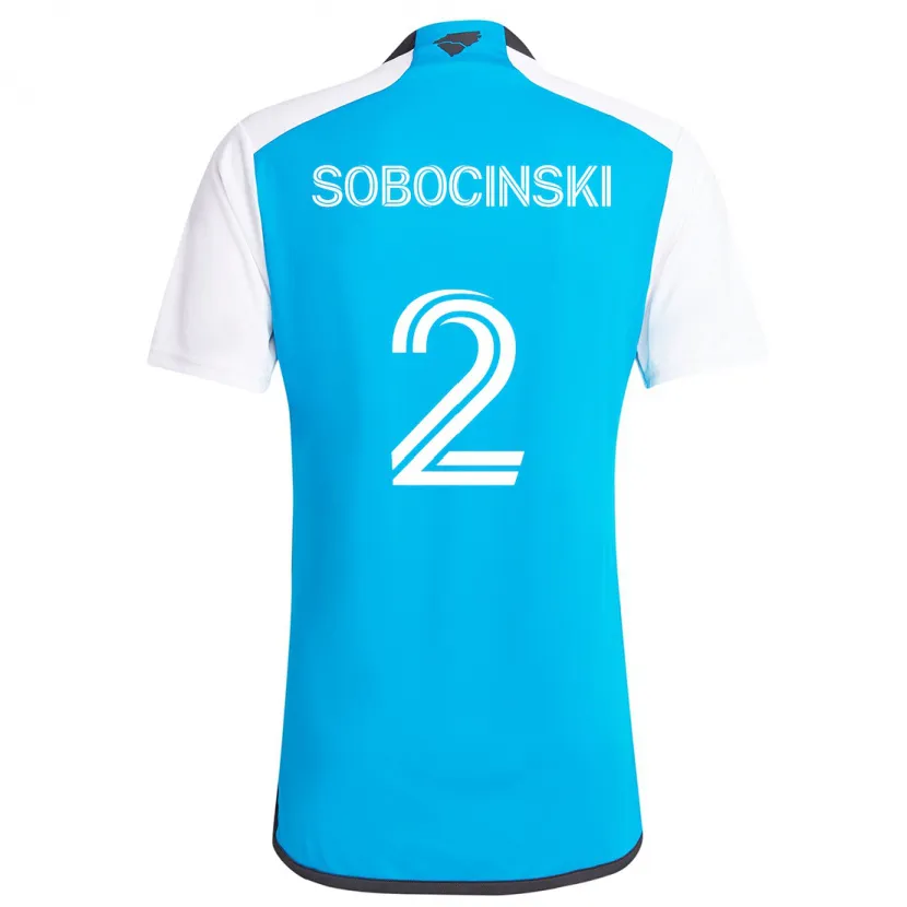 Danxen Kid Jan Sobocinski #2 Blue White Home Jersey 2024/25 T-Shirt