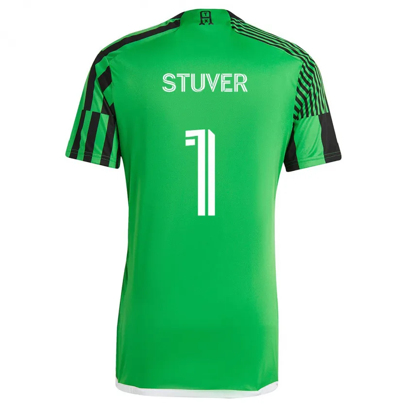 Danxen Kid Brad Stuver #1 Green Black Home Jersey 2024/25 T-Shirt